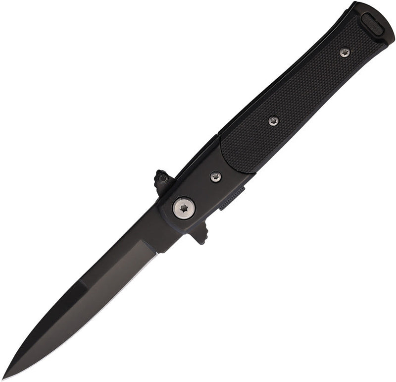 S-TEC Stiletto Style Linerlock Black