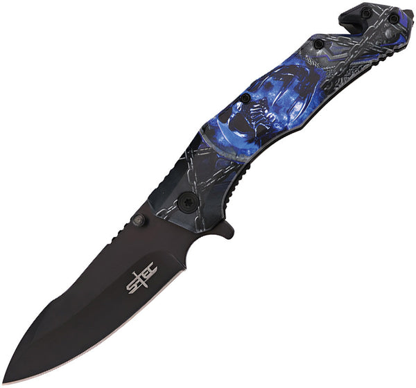 S-TEC Rescue Linerlock A/O Blue