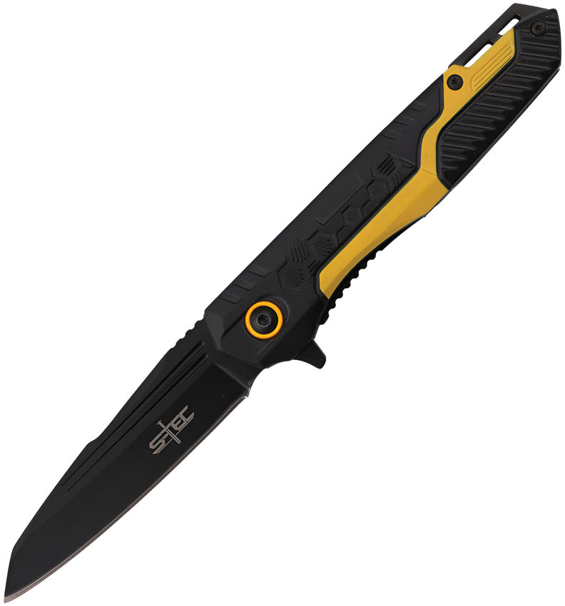 S-TEC Linerlock A/O Black/Yellow