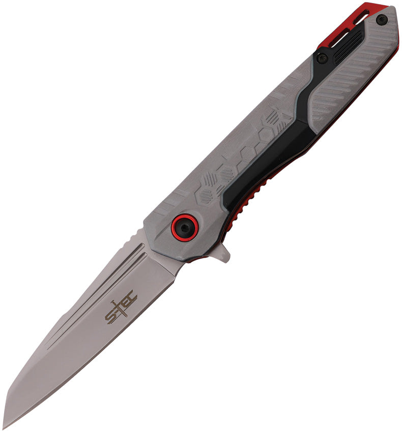 S-TEC Linerlock A/O Gray/Red