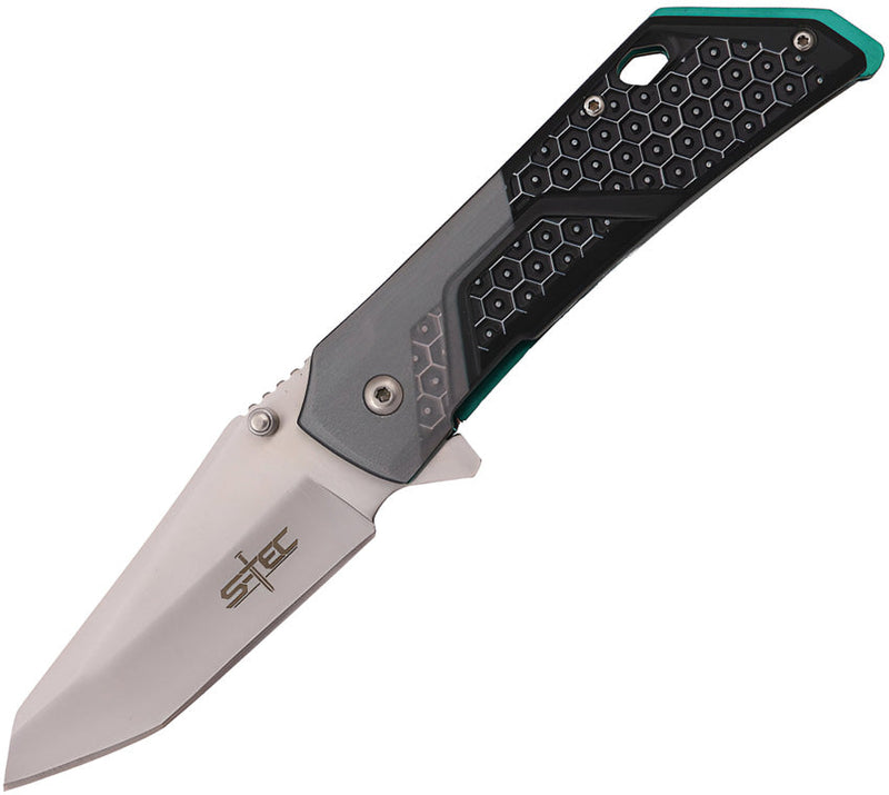 S-TEC Linerlock A/O Blk/Green