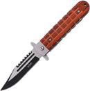S-TEC Linerlock A/O Brown Wood