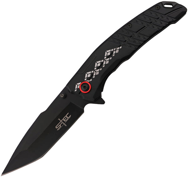S-TEC Linerlock A/O Black/Red