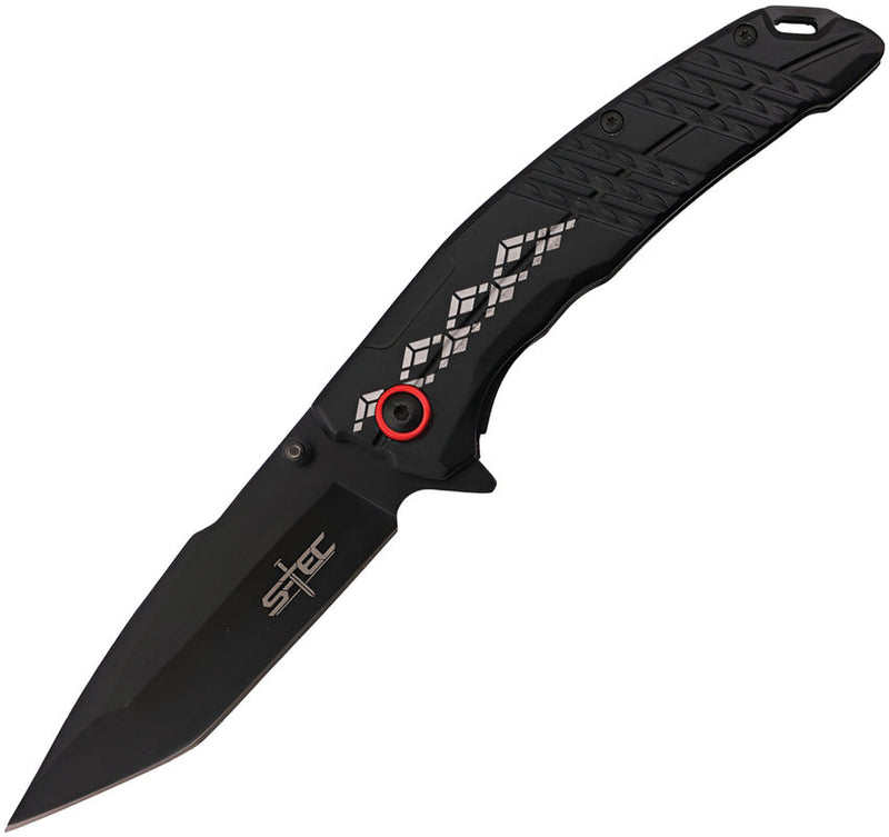 S-TEC Linerlock A/O Black/Red