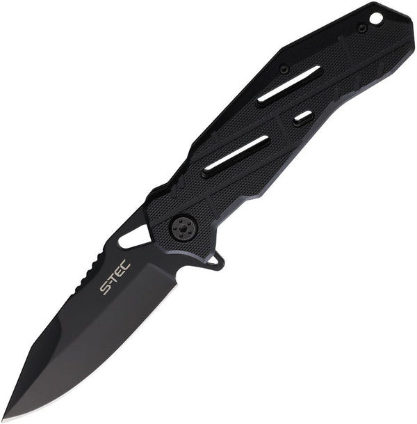 S-TEC Linerlock Black G10