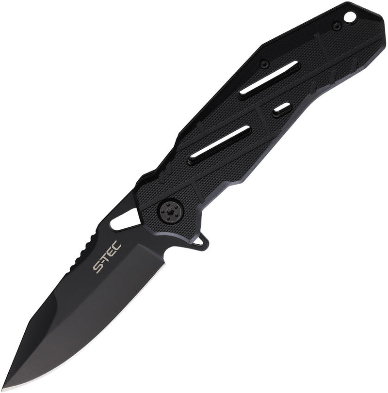 S-TEC Linerlock Black G10