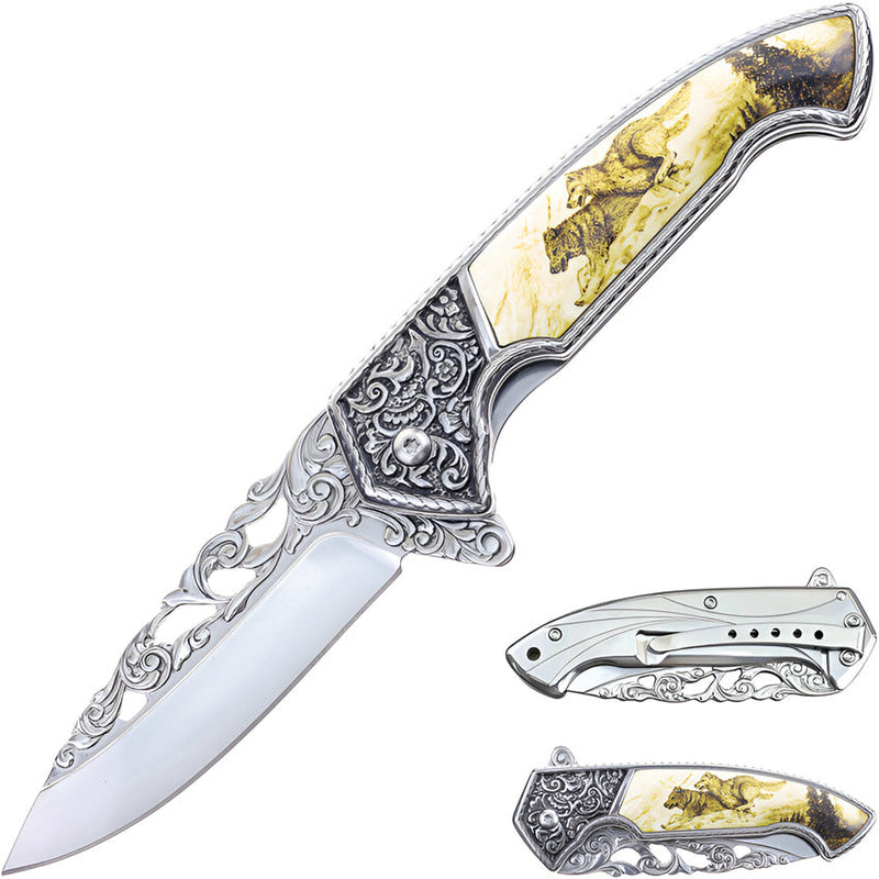 S-TEC Wildlife Framelock A/O Wolf