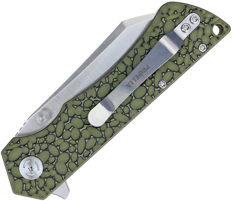 S-TEC Proelia Linerlock Green G10