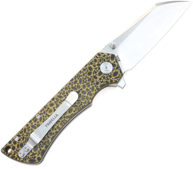 S-TEC Proelia Linerlock Orange G10