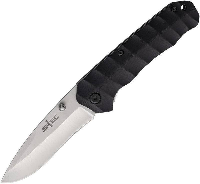 S-TEC Linerlock Black G10