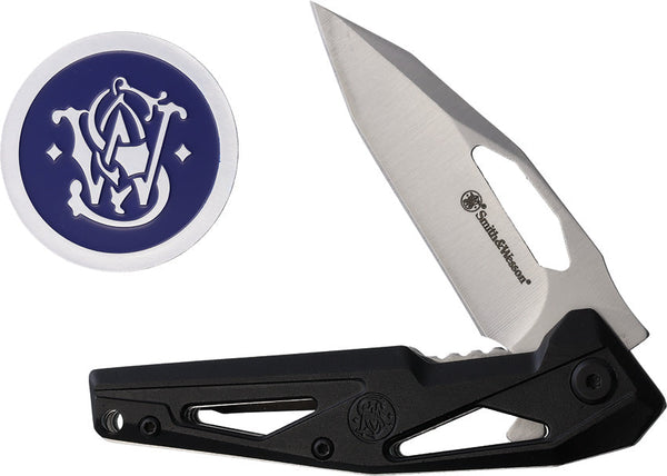 Smith & Wesson Linerlock with Challenge Coin
