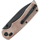 Tenable Knives Kryo Crossbar Lock Brn Micarta