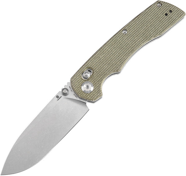 Tenable Knives Kryo Crossbar Lock Grn Micarta