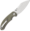 Tenable Knives Nesstreet Button Lock Green