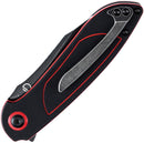Tenable Knives Prometheus Linerlock Blk/Red
