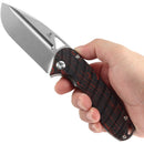 Tenable Knives Bombur Linerlock Black and red