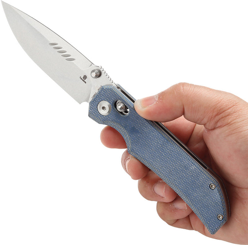 Tenable Knives Eaglestrike Crossbar Lock Blue