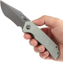 Tenable Knives Fermi Linerlock Green Micarta