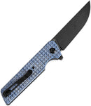 Tenable Knives Anomaly Linerlock Blue Frag