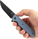 Tenable Knives Anomaly Linerlock Blue Frag