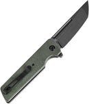 Tenable Knives Anomaly Linerlock Grn Mic