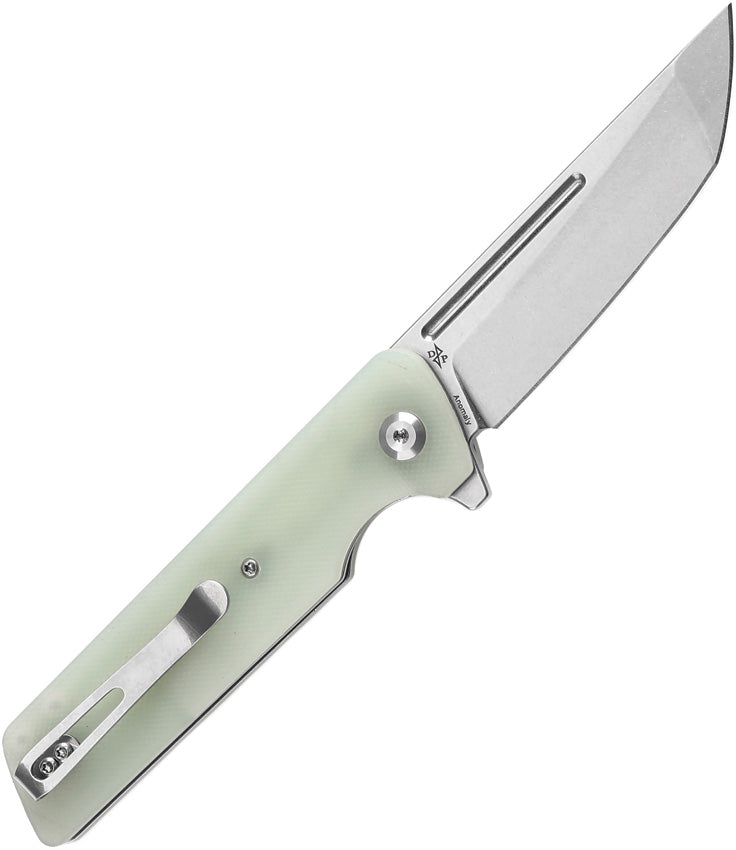 Tenable Knives Anomaly Linerlock Jade G10