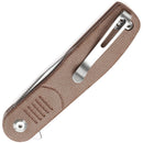 Tenable Knives Einar Linerlock SW Brown