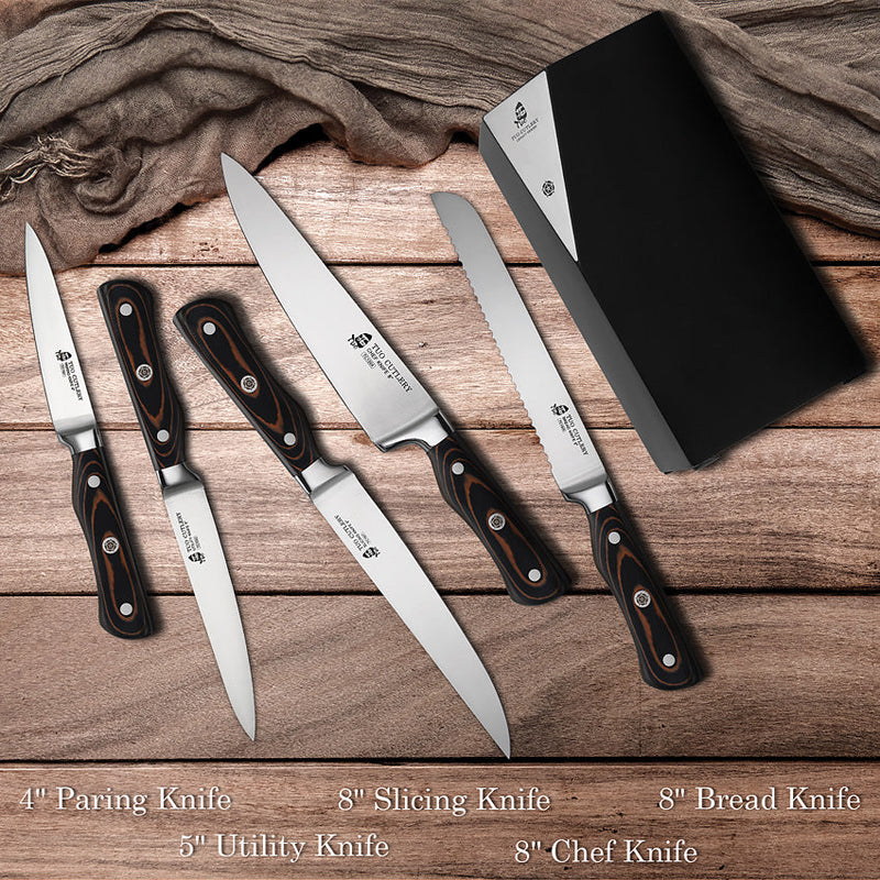 Tuo Cutlery Legacy 6pc Kitchen Knife Set