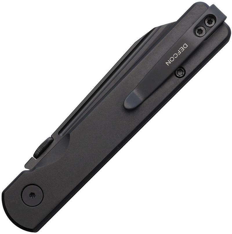 Defcon Button Lock Folder Black