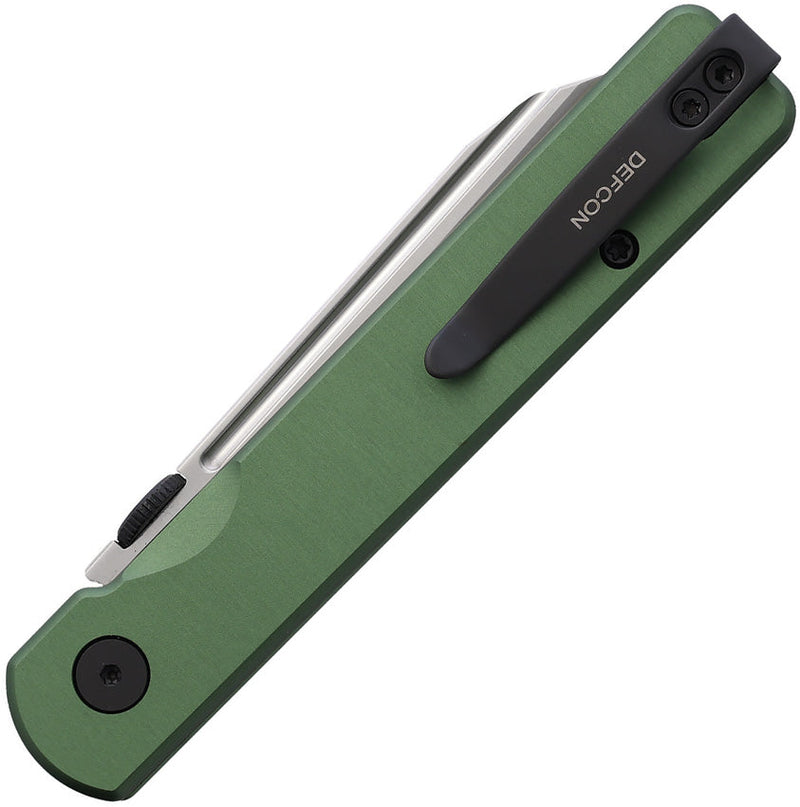 Defcon Button Lock Folder OD Green