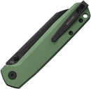 Defcon Button Lock Folder OD Green