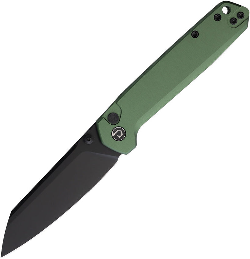 Defcon Button Lock Folder OD Green