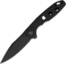 Defcon Button Lock Folder Black