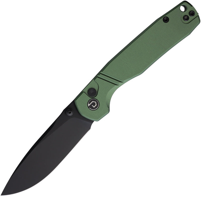 Defcon Button Lock Folder OD Green