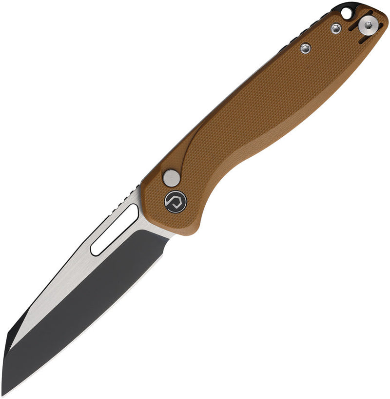 Defcon Button Lock Folder Brown