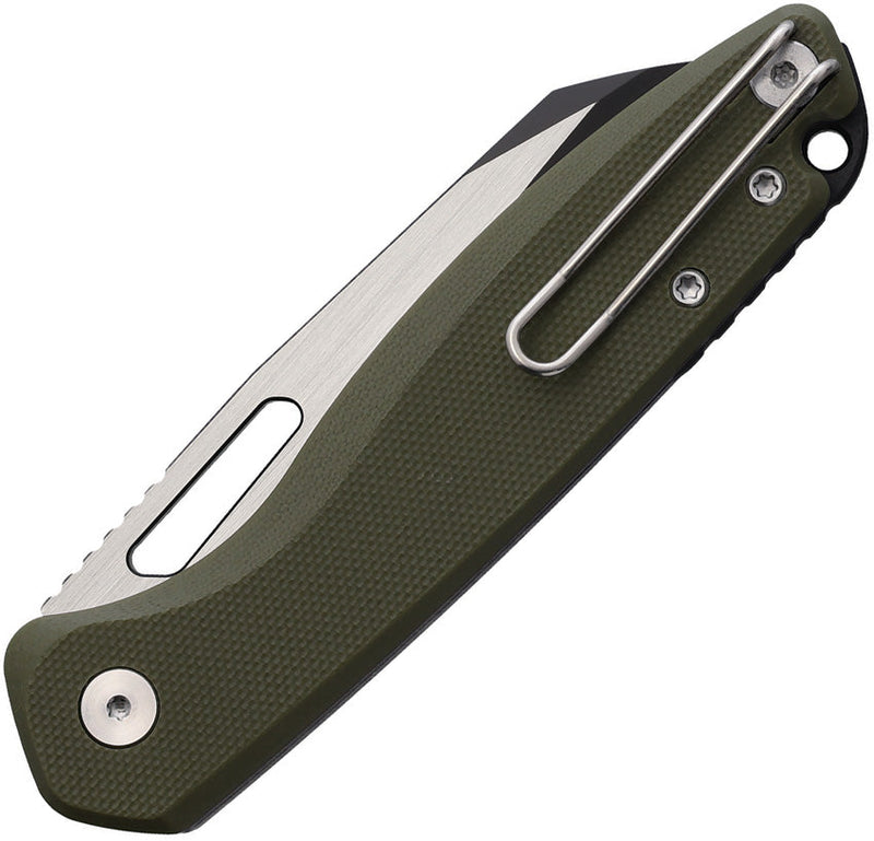 Defcon Button Lock Folder OD Green