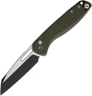 Defcon Button Lock Folder OD Green