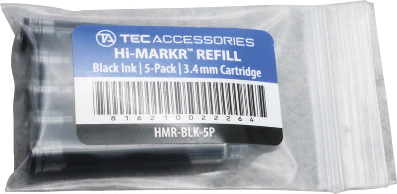 TEC Accessories Hi-MARKR Refill Black 5-Pack