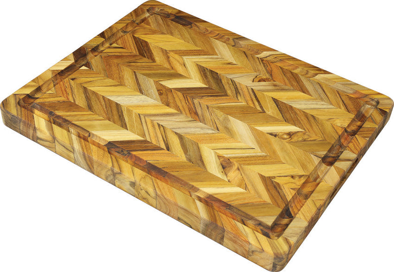 Teak Haus Herringbone Cutting Board