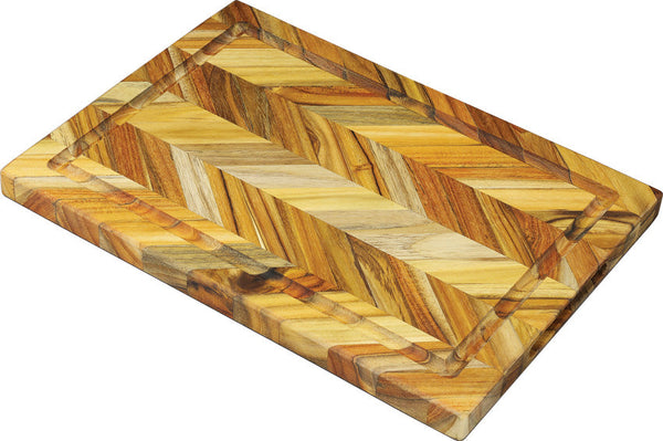 Teak Haus Herringbone Cutting Board