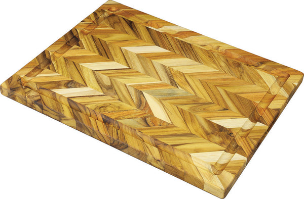 Teak Haus Herringbone Cutting Board