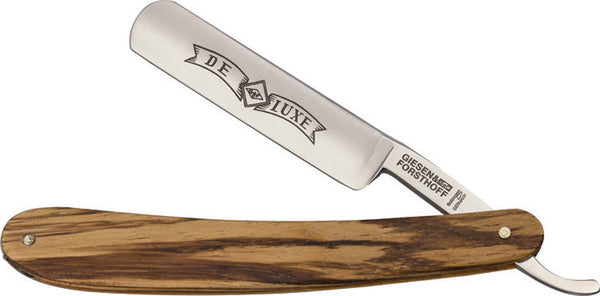 Giesen & Forsthoff Straight Razor Zebrano Wood