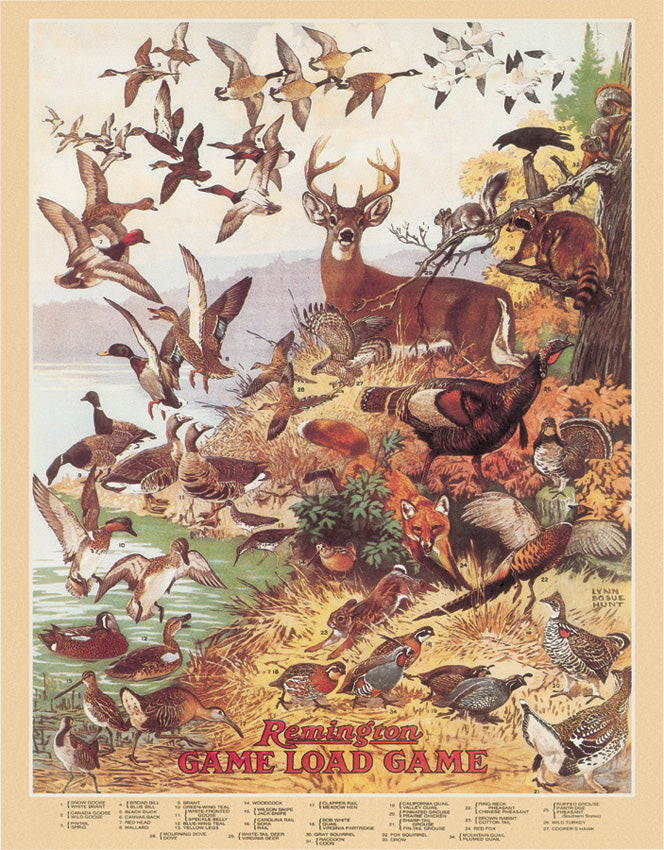Tin Signs Remington Game Load Game