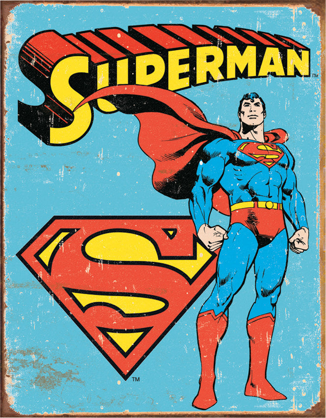 Tin Signs Superman -Retro