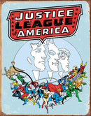 Tin Signs Retro Justice League
