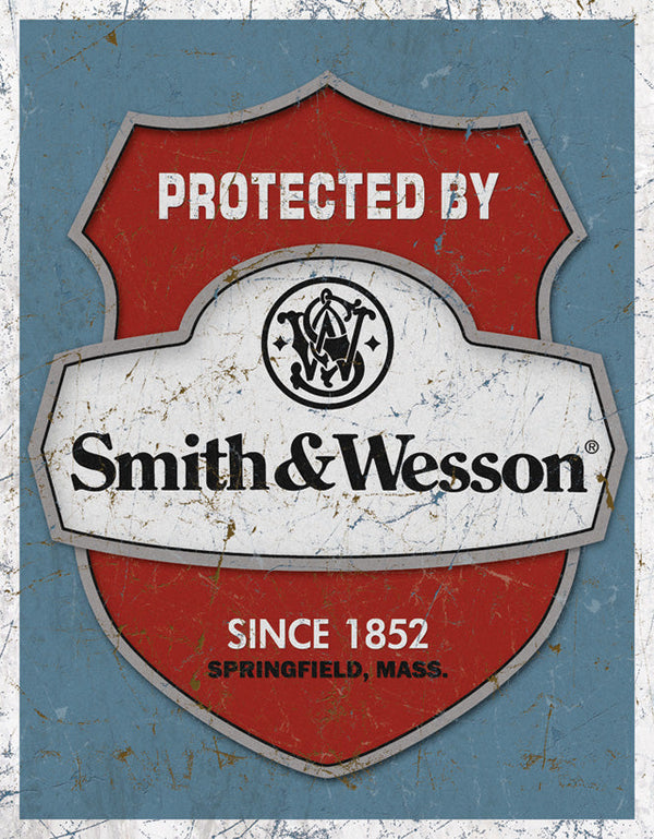 Tin Signs Protected By S&W
