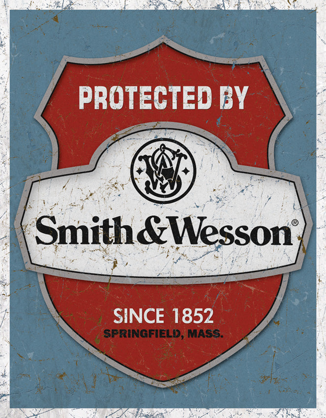 Tin Signs Protected By S&W