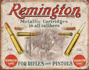 Tin Signs Remington For Rifles &