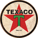Tin Signs Texaco Round
