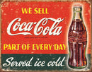 Tin Signs Coca Cola Part of Every Day